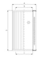 DMD760B25B Hydraulikfilterelement (Druckfilter)