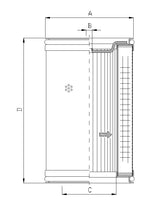 DMD821B60B Hydraulikfilterelement (Druckfilter)
