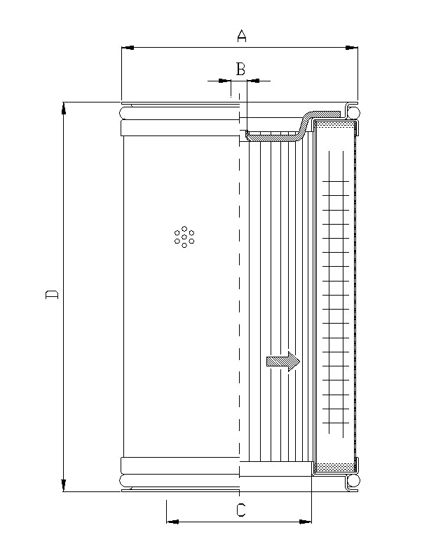 DMD821E20B Hydraulikfilterelement (Druckfilter)