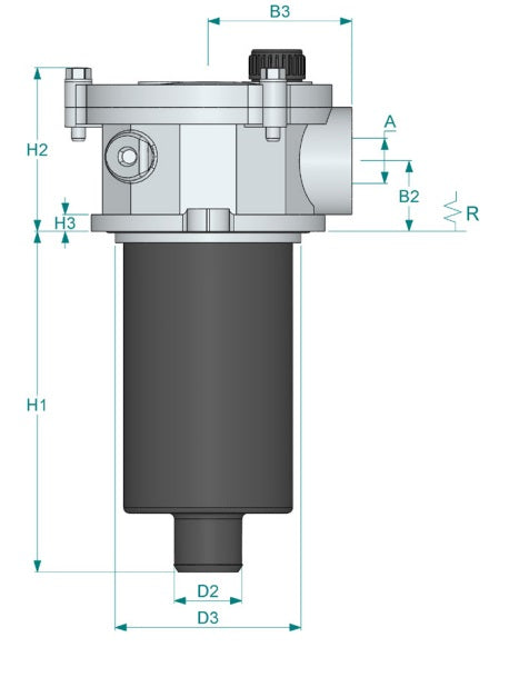 DRC 28REZBDC25B KOMPLETT HYDRAULIKFILTER