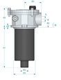 DRC 28REZBDC25B KOMPLETT HYDRAULIKFILTER