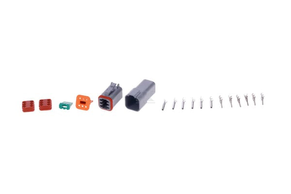 Satz DT 6-polige Steckverbinder Stecker + Buchse