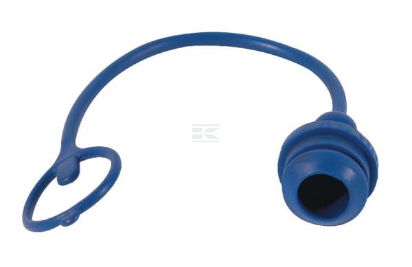 Staubstecker NV-F 3/8" PVC blau