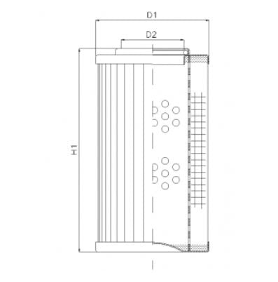 DVD2180B40B Hydraulikfilterelement (Druckfilter)