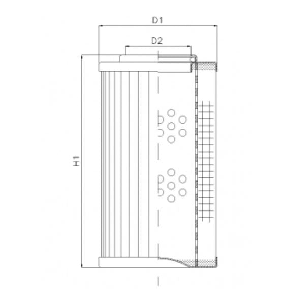 DVD2360A05B Hydraulikfilterelement (Druckfilter)