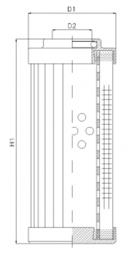 DVD2360F10B/1 Hydraulikfilterelement (Druckfilter)