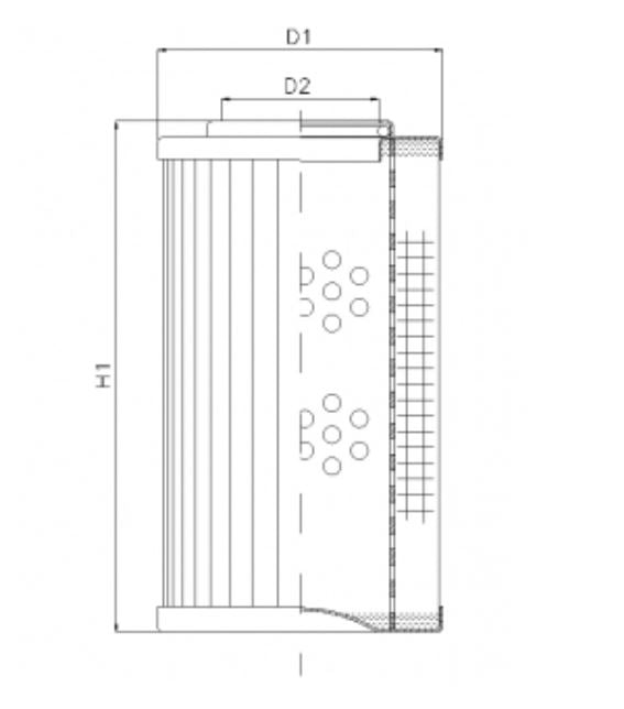 DVD2360K10B Hydraulikfilterelement (Druckfilter)