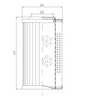 DVD2360K10B Hydraulikfilterelement (Druckfilter)