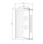 DVD2460A05B Hydraulikfilterelement (Druckfilter)