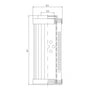 DVD2560W100B Hydraulikfilterelement (Druckfilter)