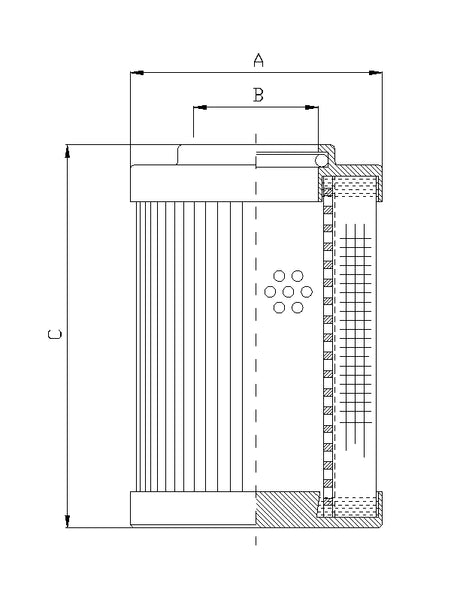 DVD2900F20B Hydraulikfilterelement (Druckfilter)