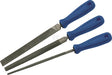 Set mit 3 halbweichen Feilen