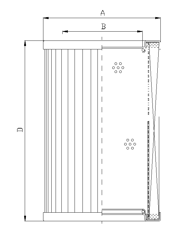 R442G10V Hydraulikfilterelement (Rücklauffilter)