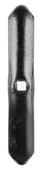 Grubberspitze 140x25x5mm, reversibel, gehärtet, gekrümmt, 1 Loch, passend für Rau/Kverneland