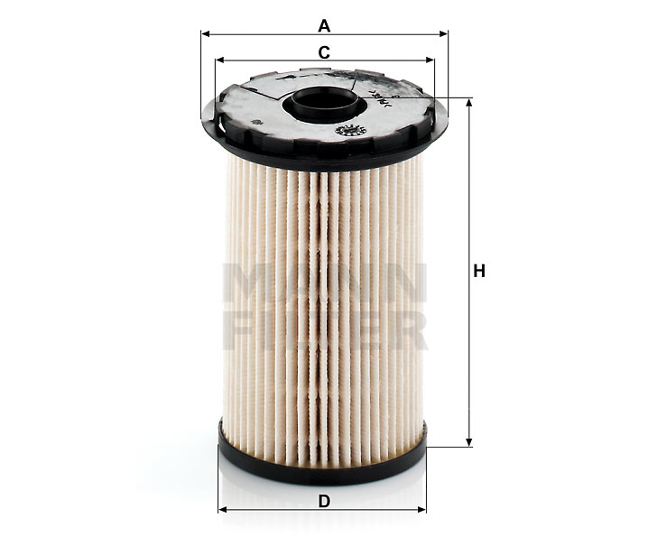 PU 7002 x Kraftstofffilterelement (metallfrei)