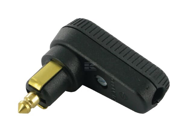 Stecker 2-pol. abgewinkelt