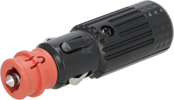 Stecker 2-pol. mit LED 12-24V