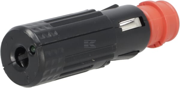 Stecker 2-pol. mit LED 12-24V