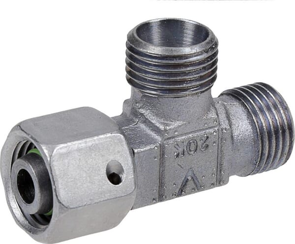 Drehbare T-Verbindung F-M-M 10L