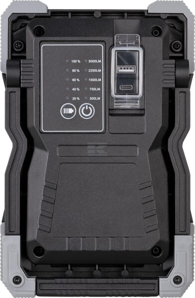 Arbeitsleuchte, lichtstrom 3000lm, Wiederaufladbarer Akku