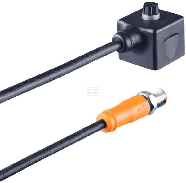 Kabel 3x0,75 mm2;L= 5m; 1xM12-A; 1xDIN43650-A; VDR; LED