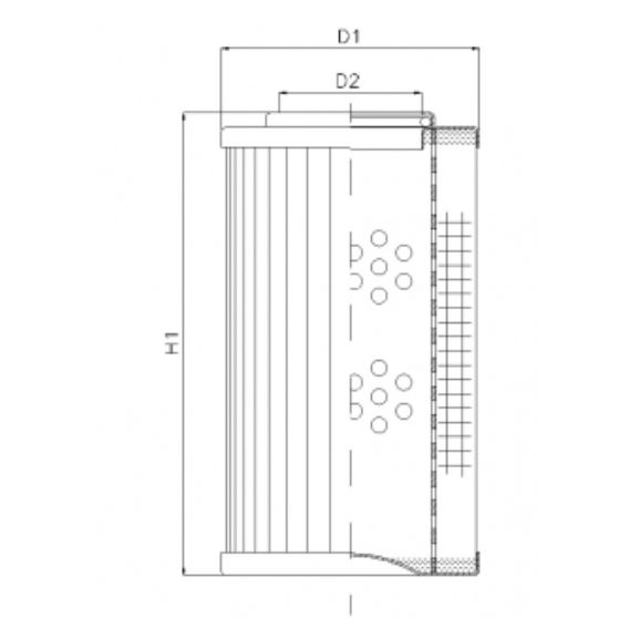 R281G06 Hydraulikfilterelement (Rücklauffilter)