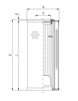 R5111G10V Hydraulikfilterelement (Rücklauffilter)