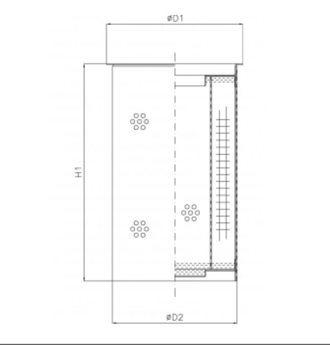 R102G10C Hydraulikfilterelement (Rücklauffilter)