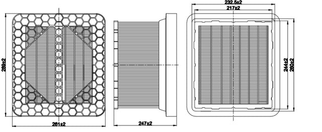 FA-0904 Luftfilterelement