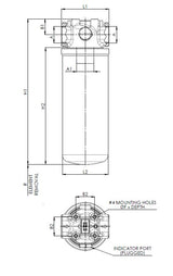 FA421G06VB600000S0 Leitungsfilter (Druckfilter)