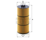 HU 12 001 z Flüssigkeitsfilterelement (metallfrei)
