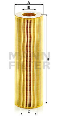HU 1077/2 x Ölfilterelement (metallfrei)