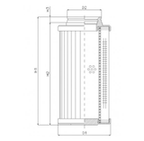 D731G25BV Hydraulikfilterelement (Druckfilter)