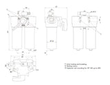 FDD040XD400000BB7DWFG2 Umschalt-Druckfilter Gehäuse