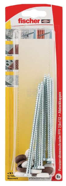 Fensterrahmenschr. m. Kappe(6)