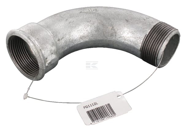 Bogen 90° IG/AG verzinkt 1 1/2