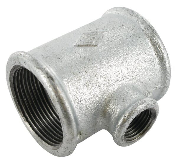 T-Stück verzinkt 1 1/2"x1/2"