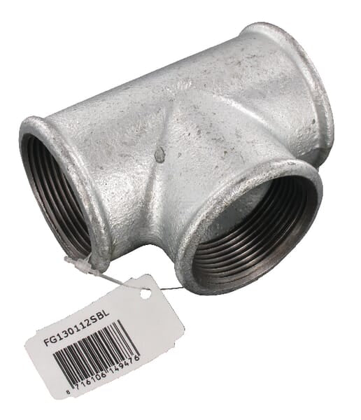 T-Stück verzinkt 1 1/2"