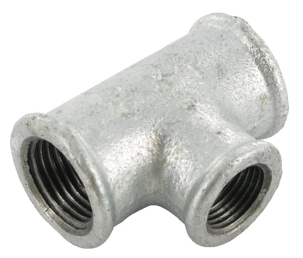T-Stück verzinkt 1/2"x3/8"