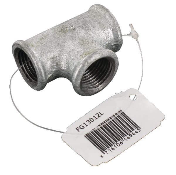 T-Stück verzinkt 1/2"