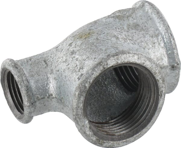 T-Stück verzinkt 1"x1/2"