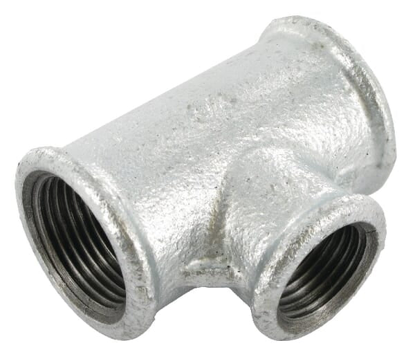 T-Stück verzinkt 3/4"x1/2"