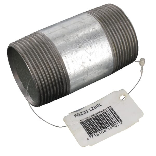 Rohrnippel verz. 1 1/2"x80mm