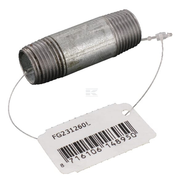 Rohrnippel verz. 1/2"x60mm