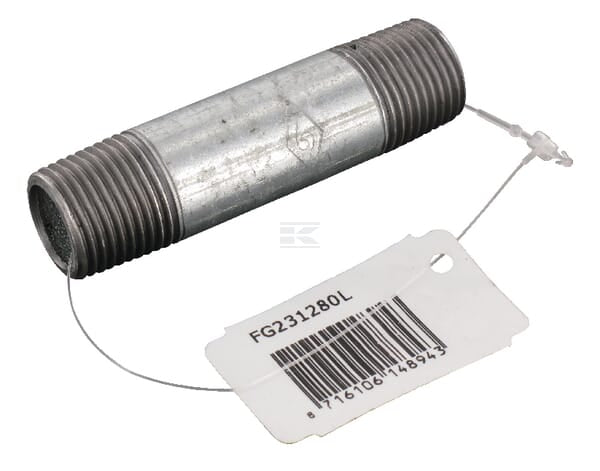 Rohrnippel verz. 1/2"x80mm