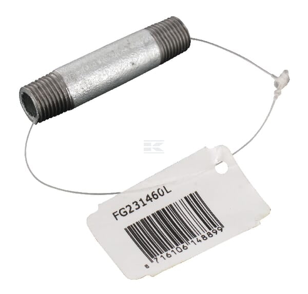 Rohrnippel verz. 1/4"x60mm