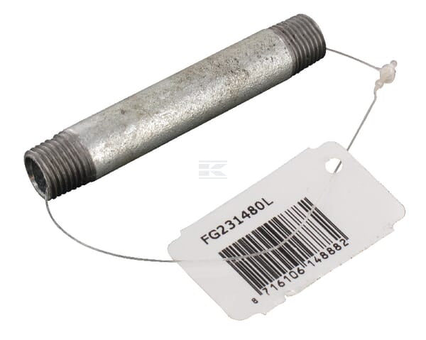 Rohrnippel verz. 1/4"x80mm