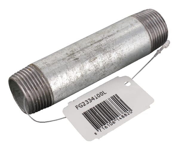 Rohrnippel verz. 3/4"x100mm