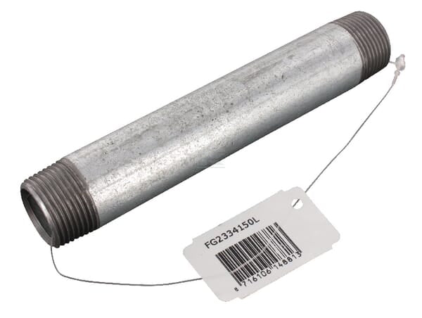 Rohrnippel verz. 3/4"x150mm