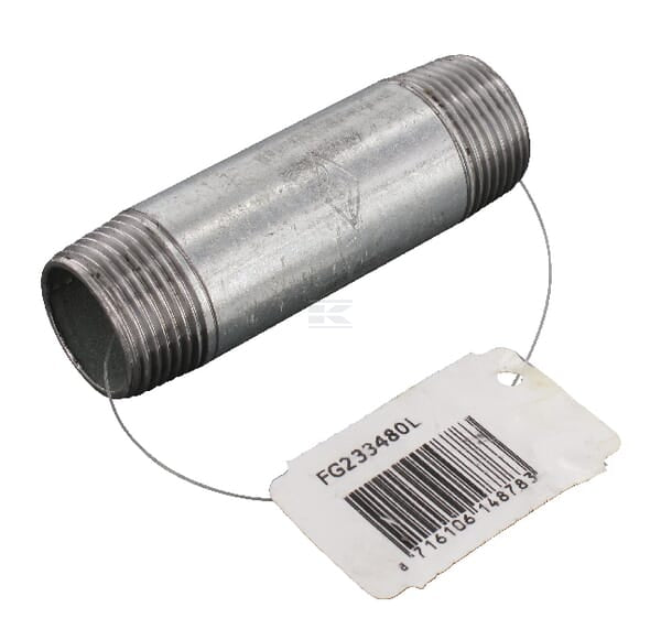 Rohrnippel verz. 3/4"x80mm